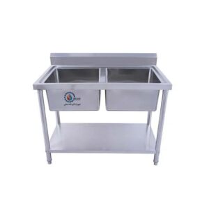 سینک ظرفشویی پرسی 120 سانت دو لگن وارداتی