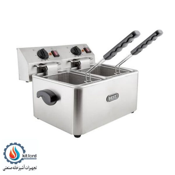 سرخ کن برقی دو لگن 12 لیتری بست (BEST) - Image 1