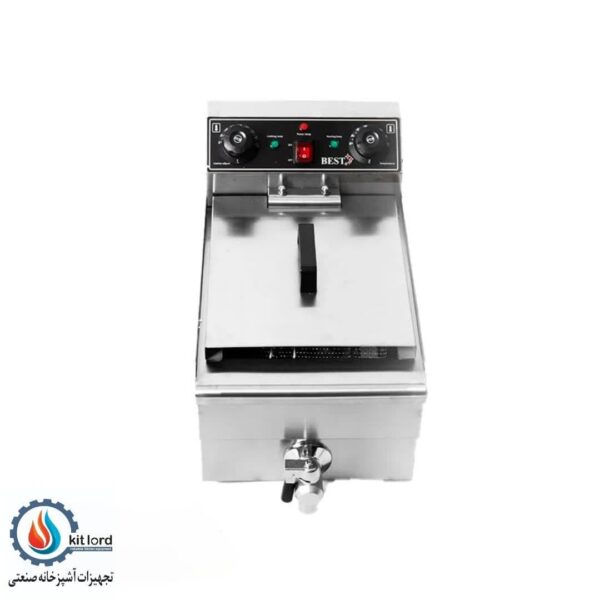 سرخ کن برقی تک لگن 10 لیتری با شیر تخلیه بست (BEST) - Image 6