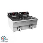 سرخ کن برقی دو لگن 20 لیتری با شیر تخلیه بست (BEST) - Image 4