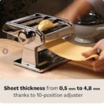 پاستا ساز و خمیر پهن کن و رشته کن دستی و ماشین رشته بر آش استیل خانگی سه کاره AGE - Image 29