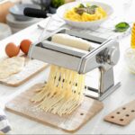پاستا ساز و خمیر پهن کن و رشته کن دستی و ماشین رشته بر آش استیل خانگی سه کاره AGE