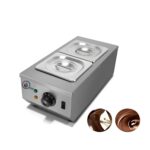 دستگاه وارمر مخصوص ذوب شکلات دیجیتالی 2 لگنه بن ماری - Image 6