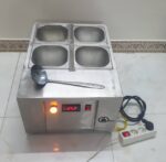 دستگاه وارمر مخصوص ذوب شکلات دیجیتالی 4 لگنه بن ماری - Image 13