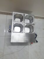 دستگاه وارمر مخصوص ذوب شکلات دیجیتالی 4 لگنه بن ماری - Image 3