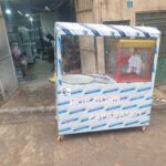 ارابه دو کاره پفیلا پاپ کرن ساز و پشمک ساز بدنه استیل سبک مدرن - Image 3