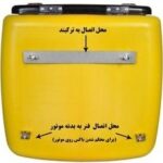 باکس فایبرگلاس حمل غذا مخصوص موتور سیکلت - Image 13